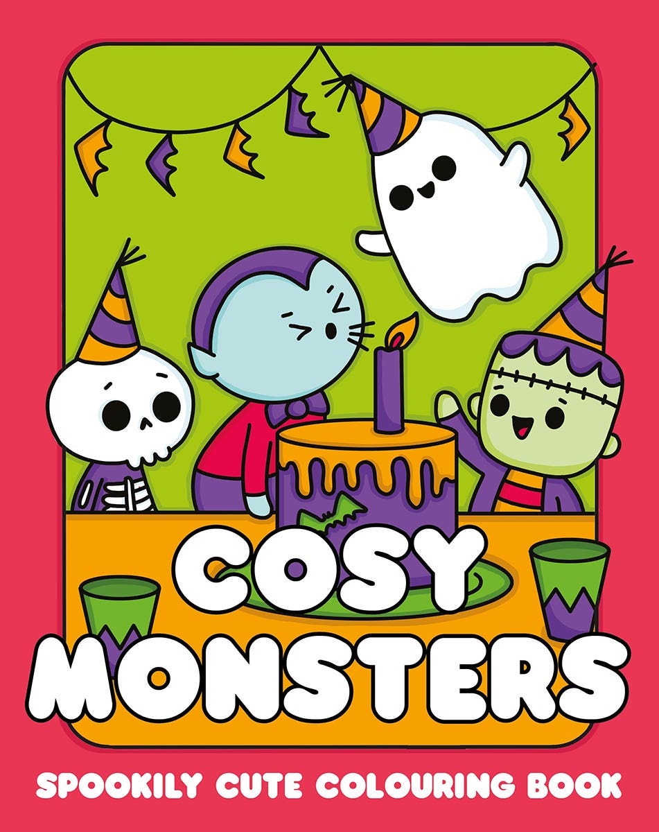 Cosy Monsters: A Spookily Cute Colouring Book
