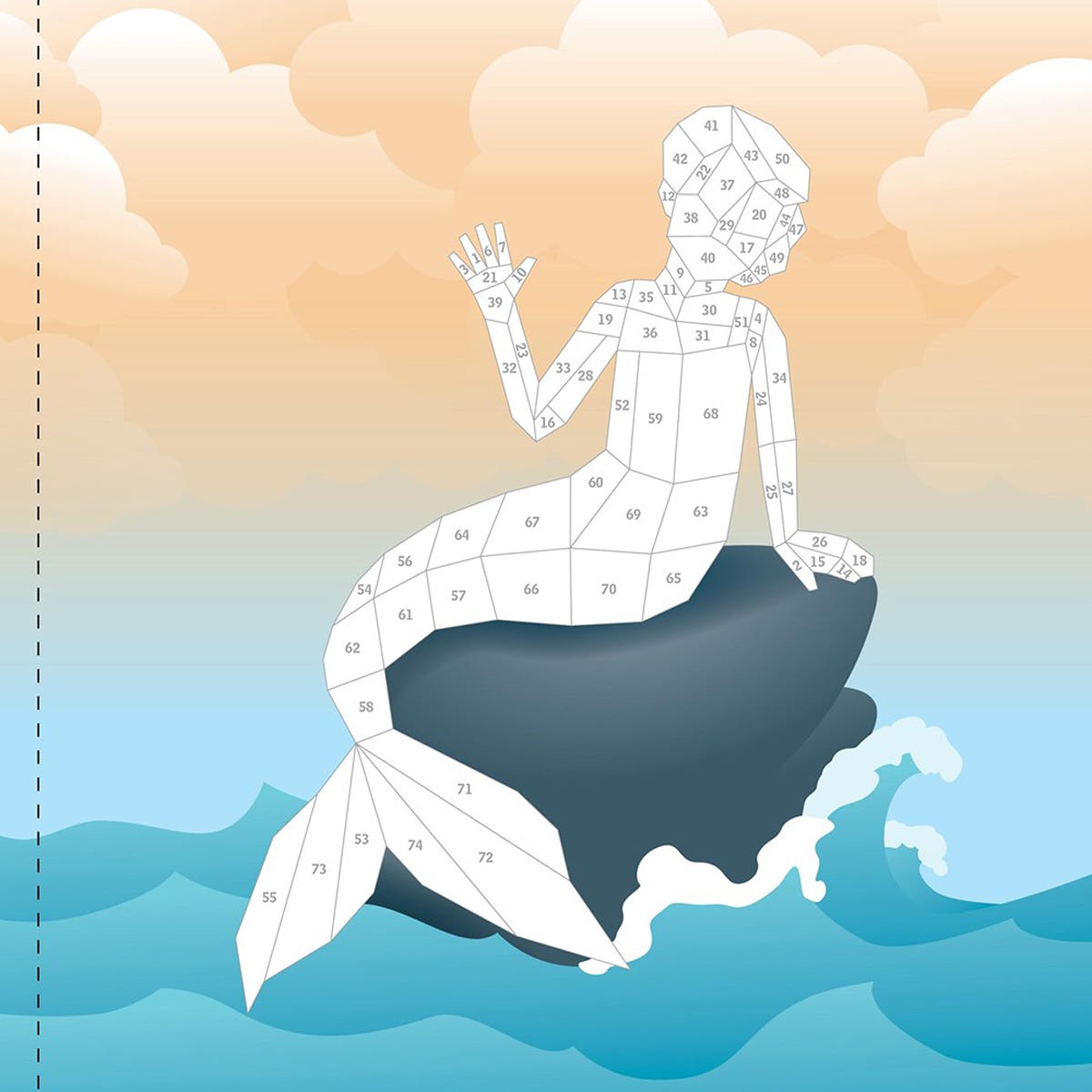 Paint By Sticker Kids: Mermaids & Magic Book