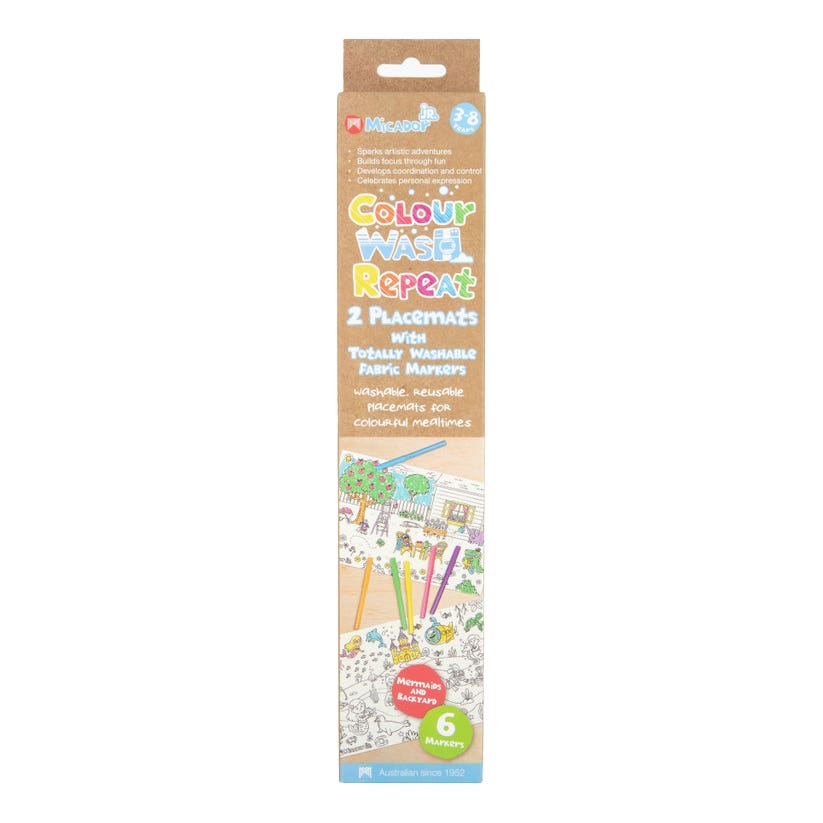 Micador Jr. Colour Wash Repeat Placemats Packs