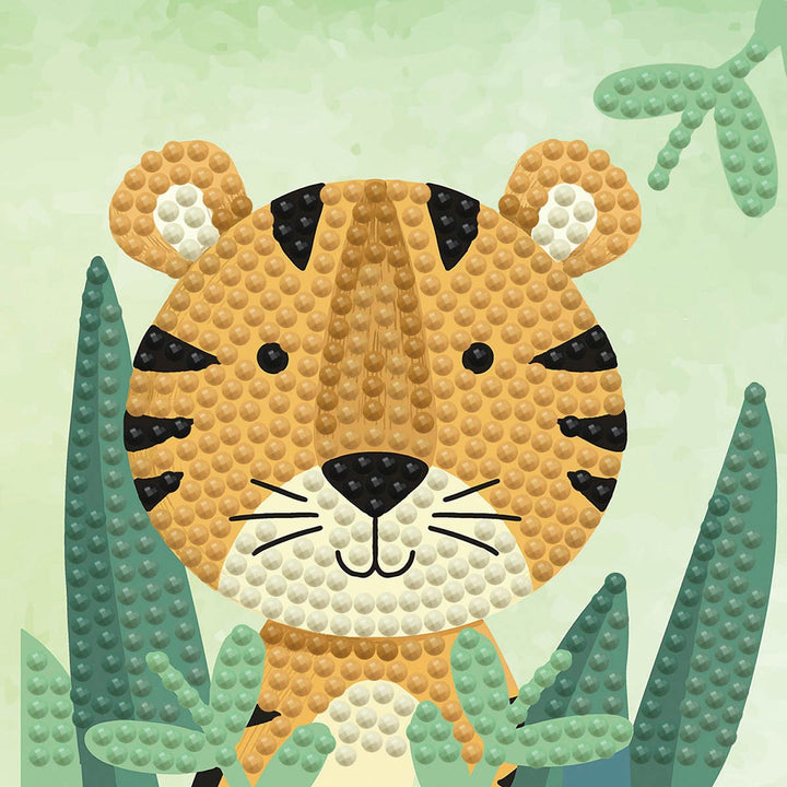 Diamond Dotz Framed Kit Woodland Tiger