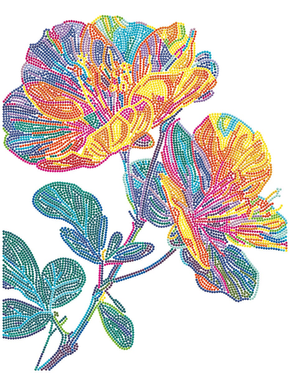 Diamond Dotz Kit Neon Floral