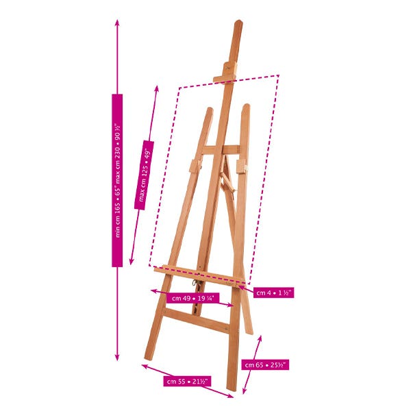 Mabef M13D Studio Lyre Easel