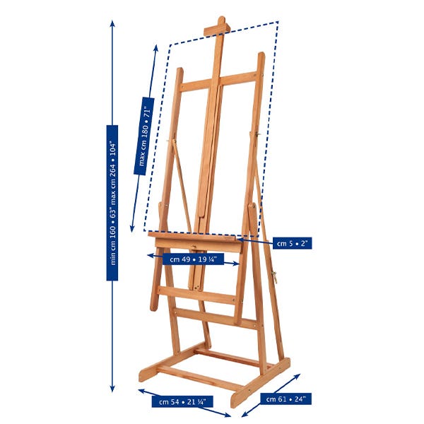 Mabef M08 Convertible Studio Easel