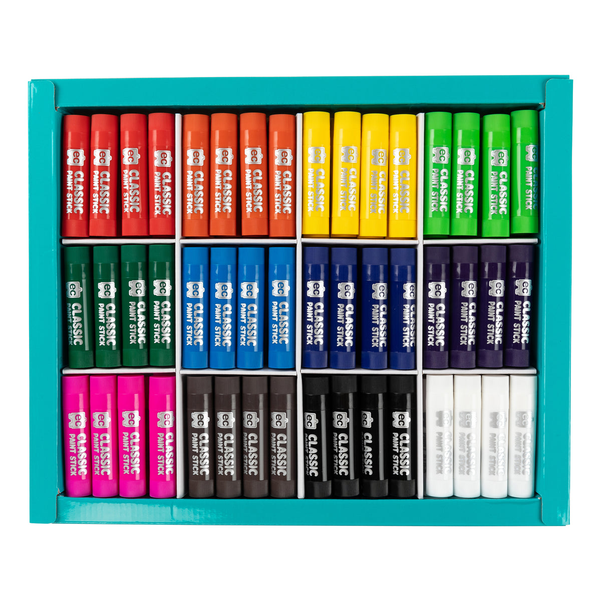 Educational Colours Paint Sticks Classpack 96