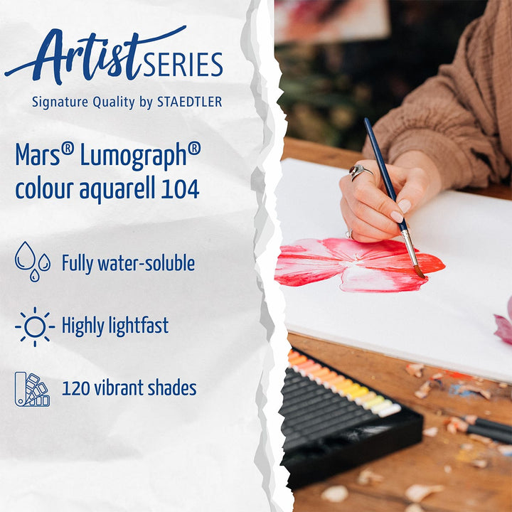 STAEDTLER Mars Lumograph Colour Aquarell Pencil Tins