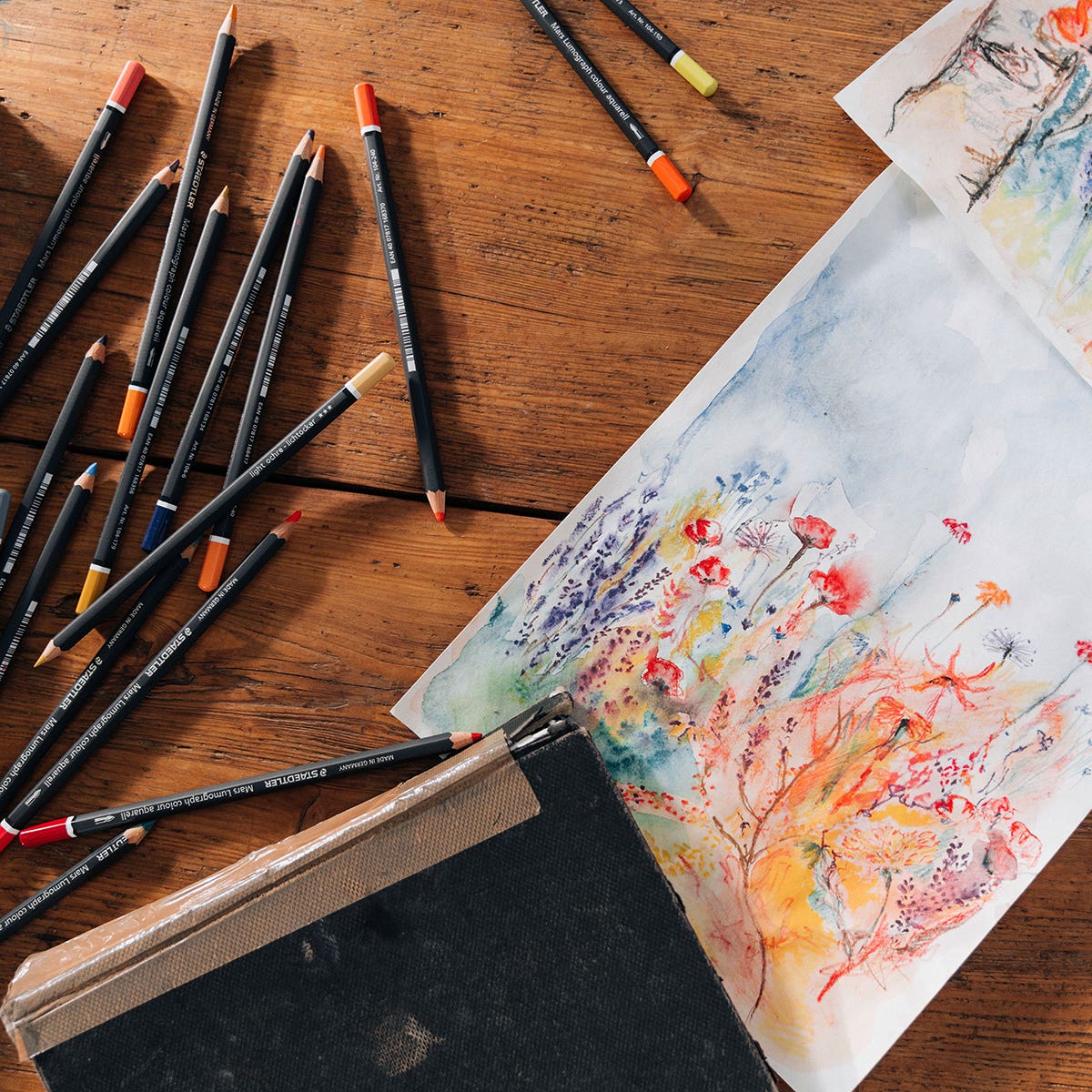 STAEDTLER Mars Lumograph Colour Aquarell Pencils