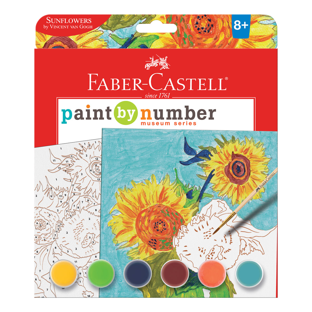 Faber-Castell Paint by Numbers Museum Series Sunflowers