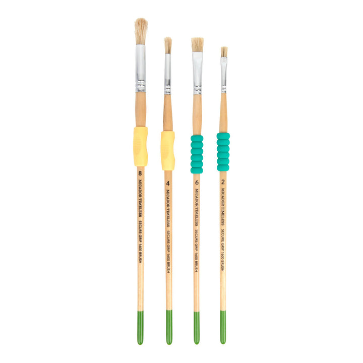 Micador Timeless Secure Grip 1600 Brush Pack 4