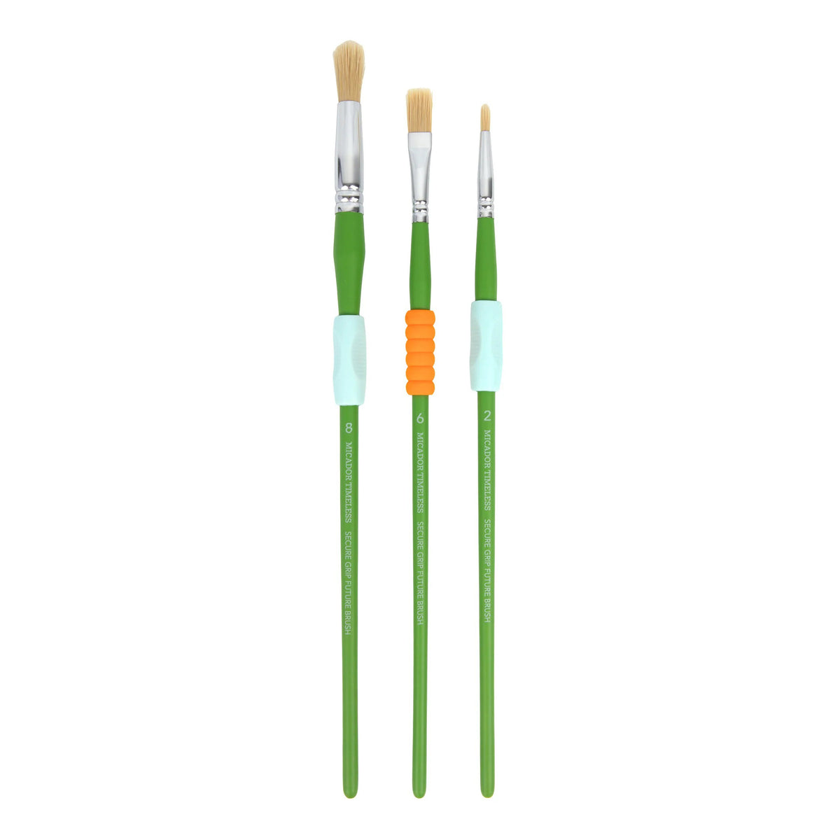 Micador Timeless Secure Grip Future Brush Pack 3