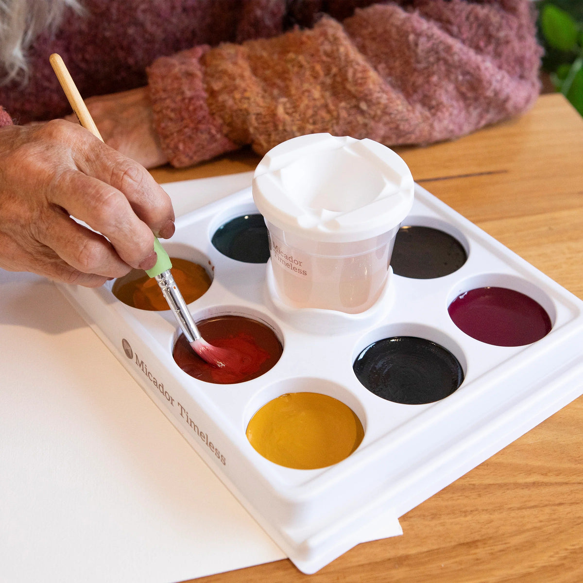 Micador Timeless Easy Flow Watercolour Paint Station Winter