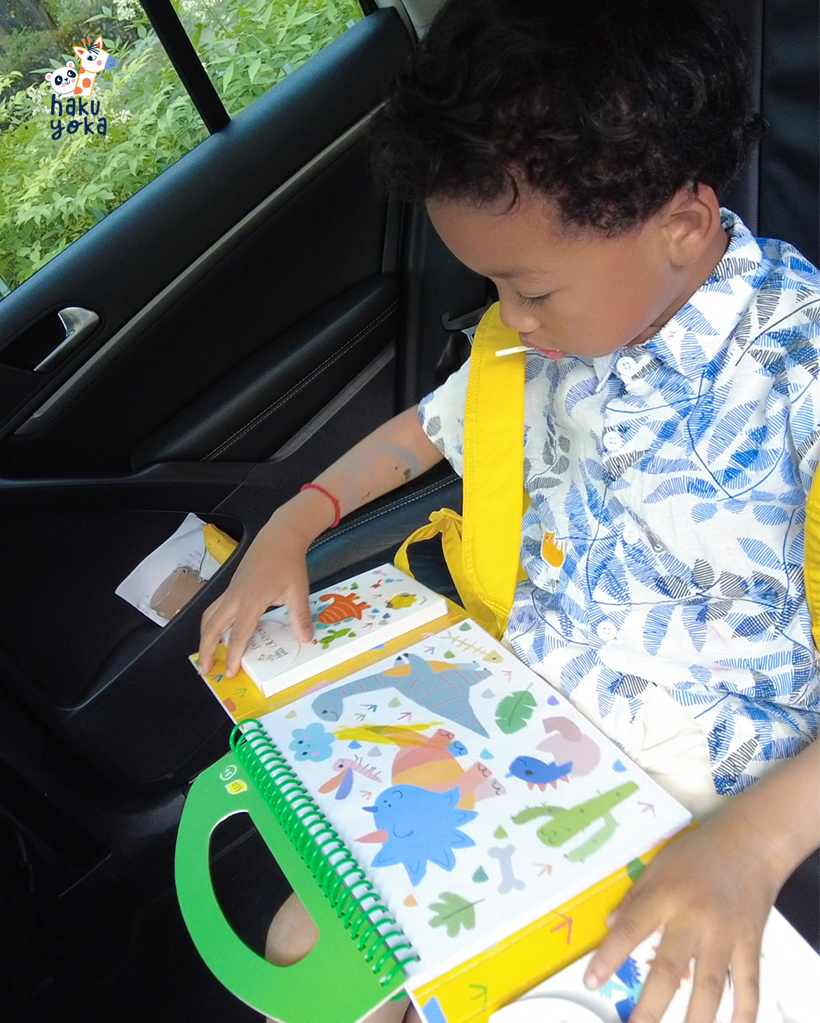 Haku Yoka Art To Go Kit My First Colouring Kit Dino Friends