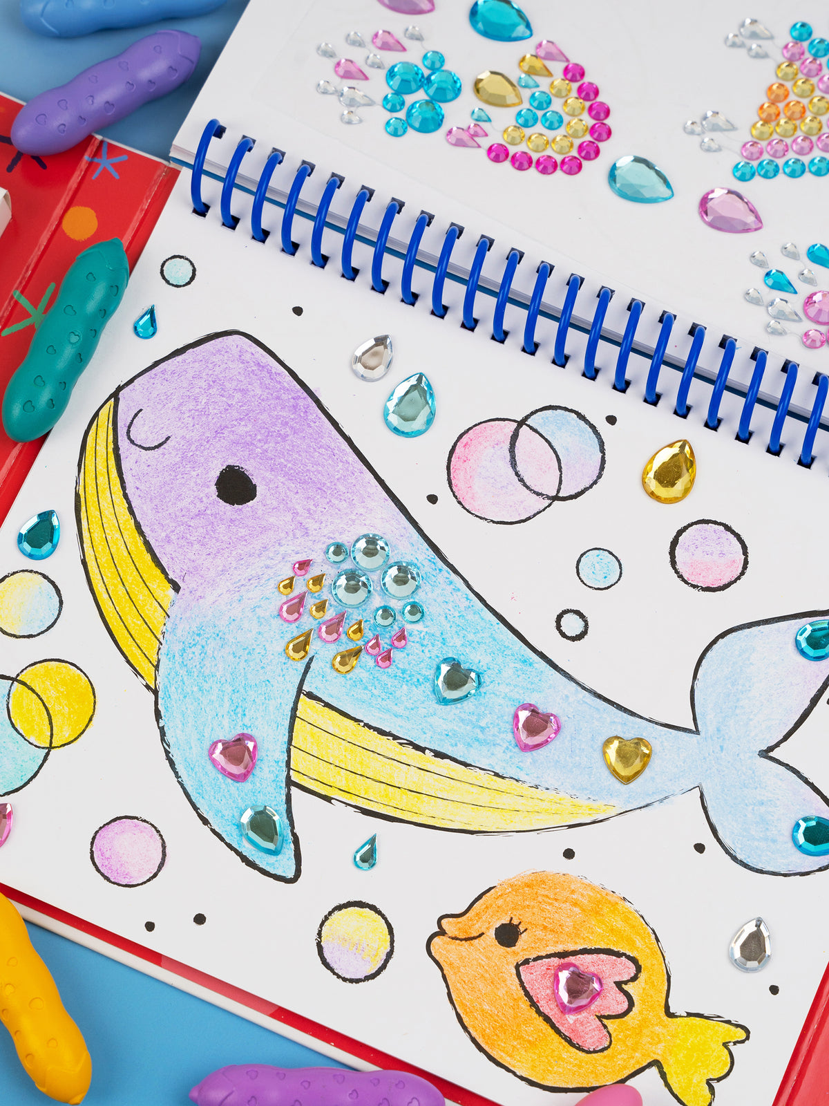 Haku Yoka Art To Go Kit My First Colouring Kit Sea Friends