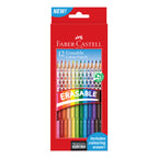 Faber-Castell Erasable Colour Pencil Set 12