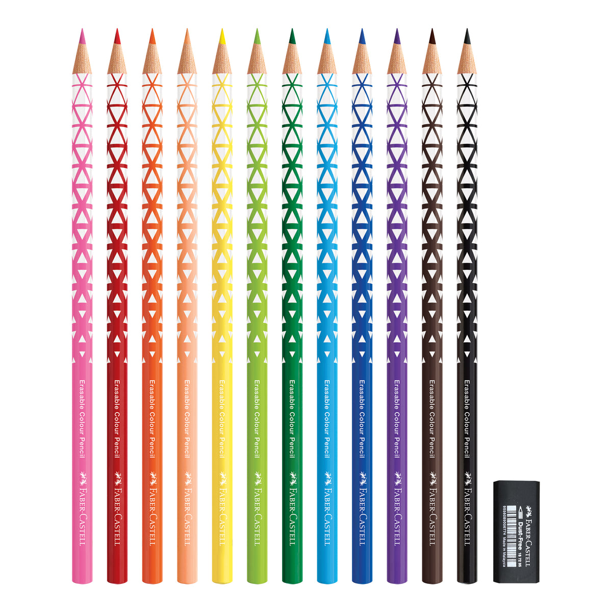 Faber-Castell Erasable Colour Pencil Set 12