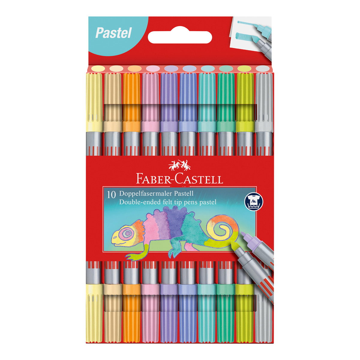 Faber-Castell Double Ended Marker Set 10 Pastel