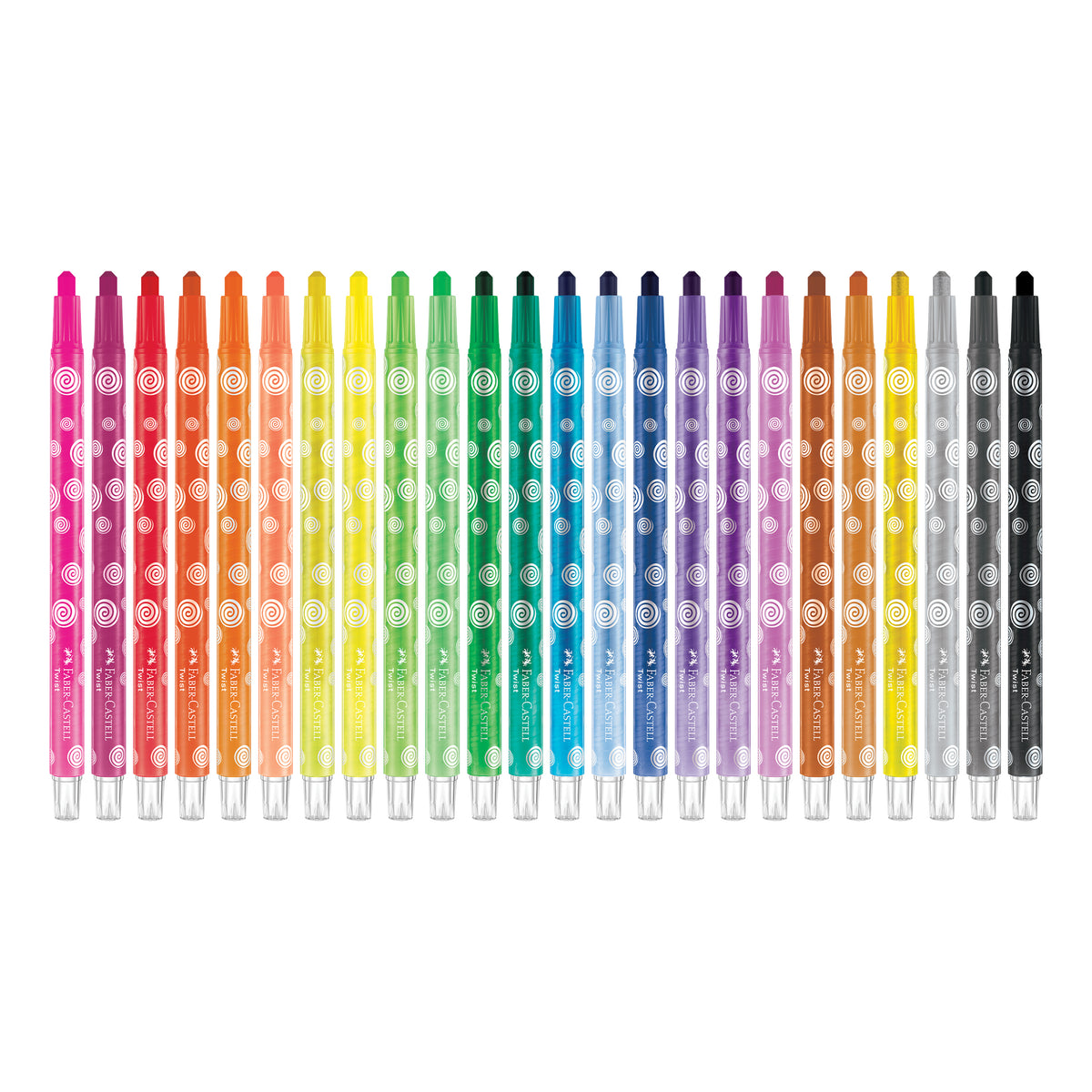 Faber-Castell Jumbo Twist Crayons Set 24