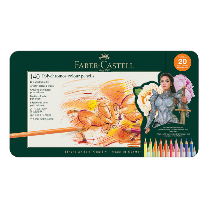 Faber-Castell Polychromos Colour Pencil Tin 140
