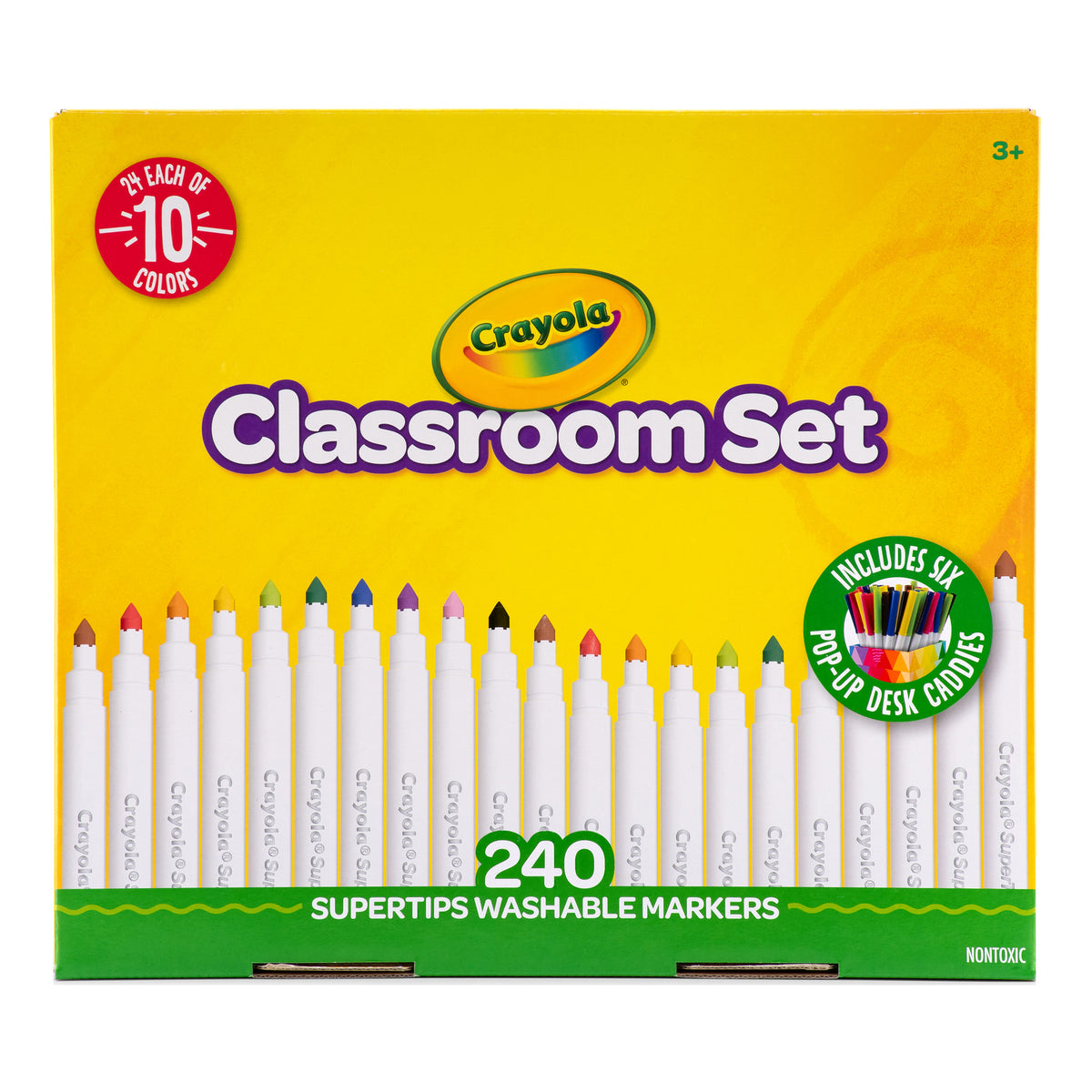 Crayola Supertips Washable Markers Classroom Set 240