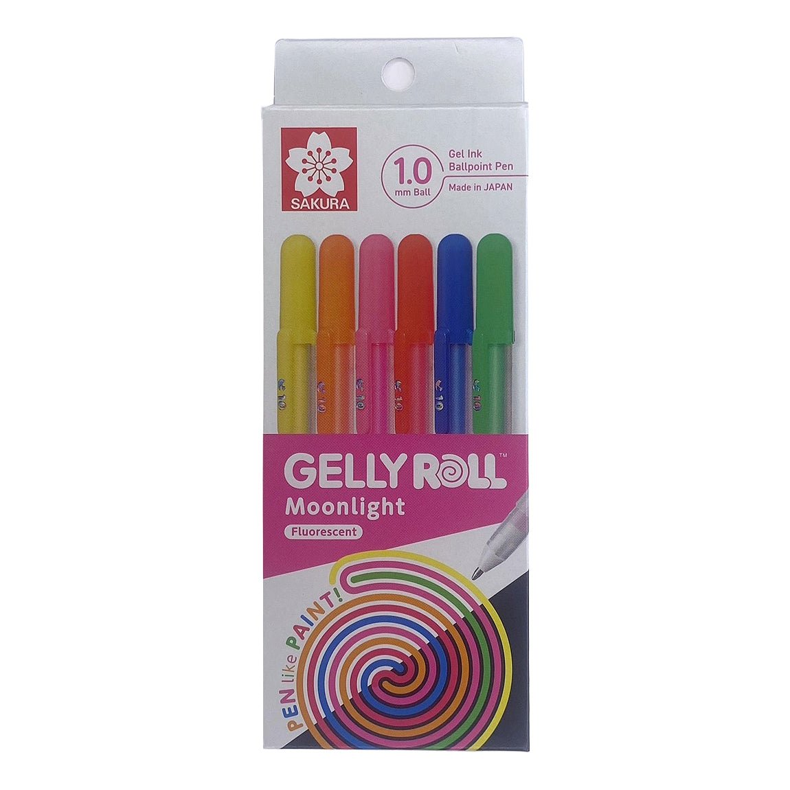 Sakura Gelly Roll Moonlight Pen Set 6 Fluorescent