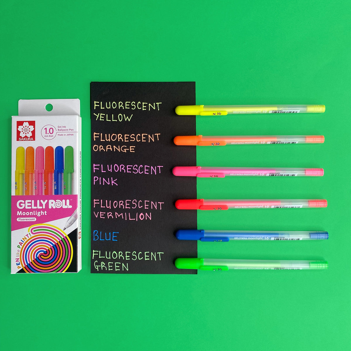 Sakura Gelly Roll Moonlight Pen Set 6 Fluorescent