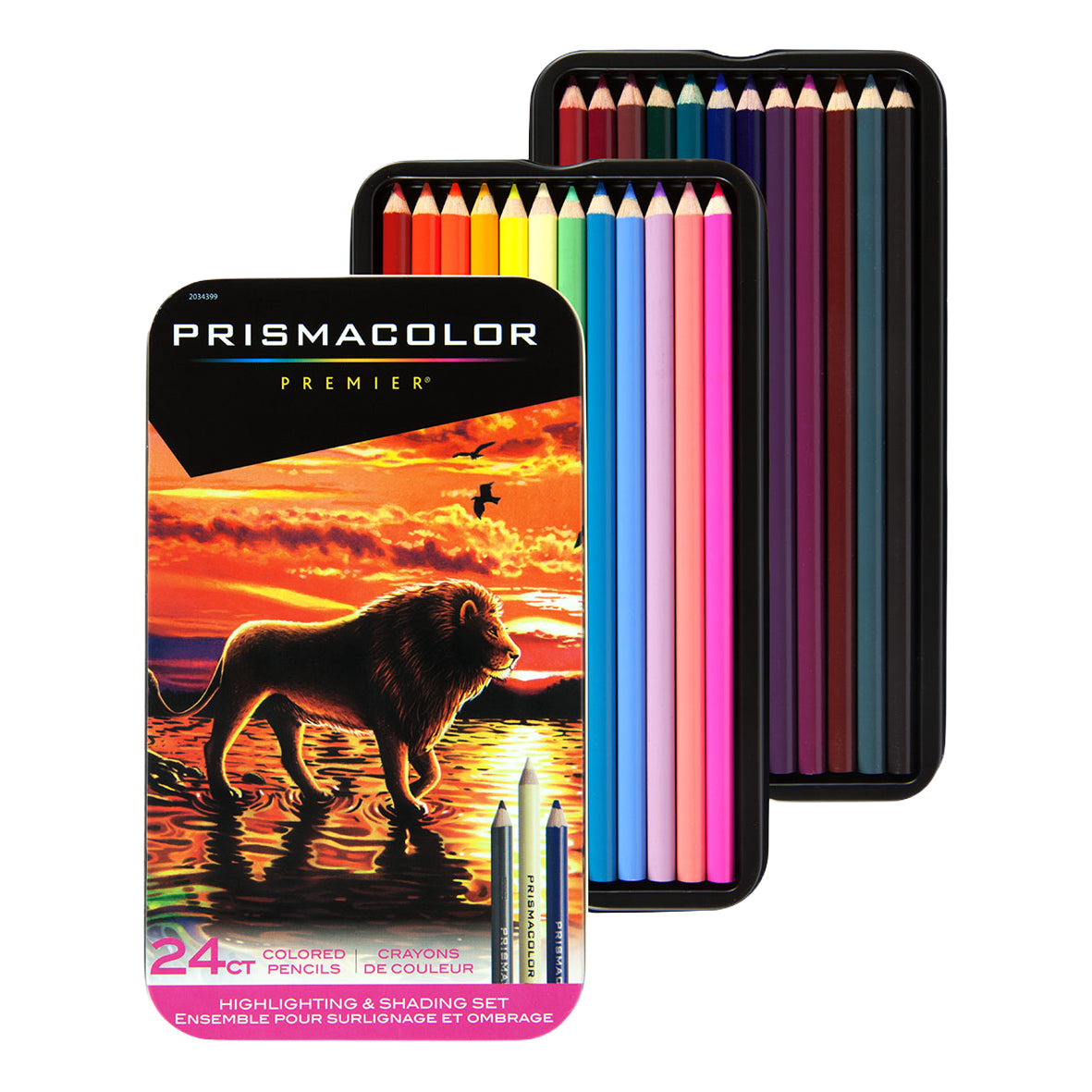 Prismacolor Premier Coloured Pencil Highlighting & Shadowing Set 24