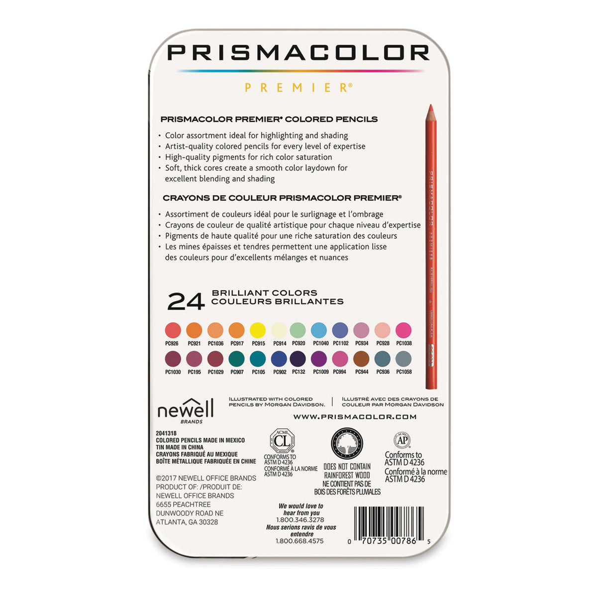 Prismacolor Premier Coloured Pencil Highlighting & Shadowing Set 24