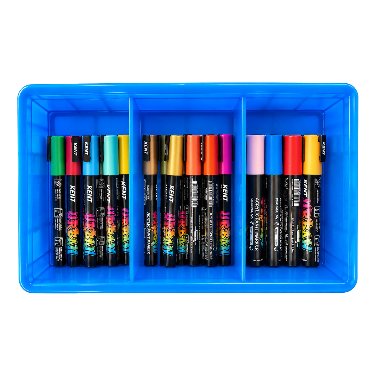Kent Urban Paint Marker 3mm Nib Classroom Pack 36 With Bonus Tray