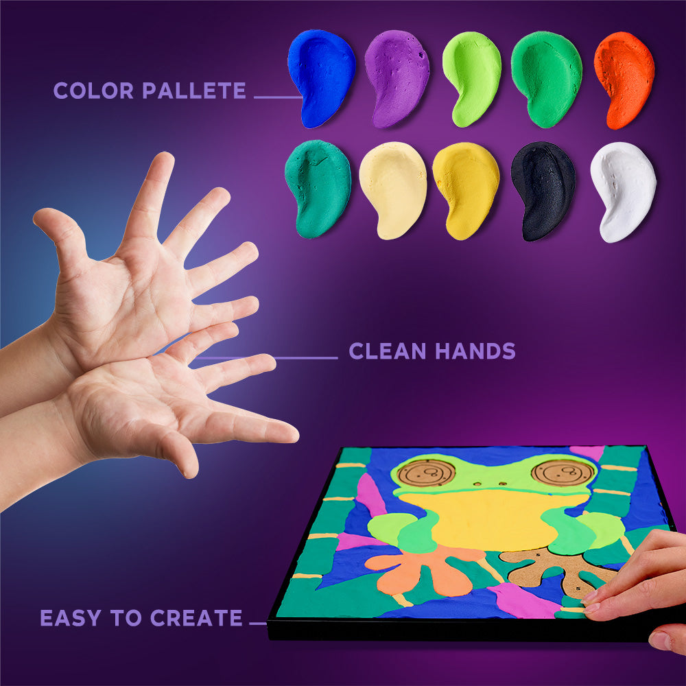 Okto Colouring Clay By Numbers Frog
