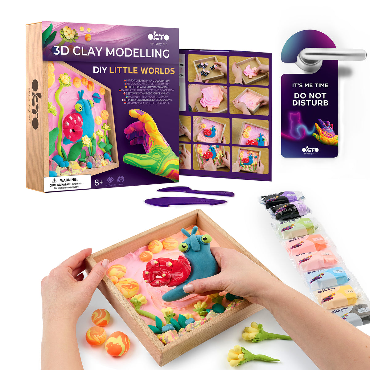 Okto Wood & Craft DIY Little Worlds Kids Kit Snail
