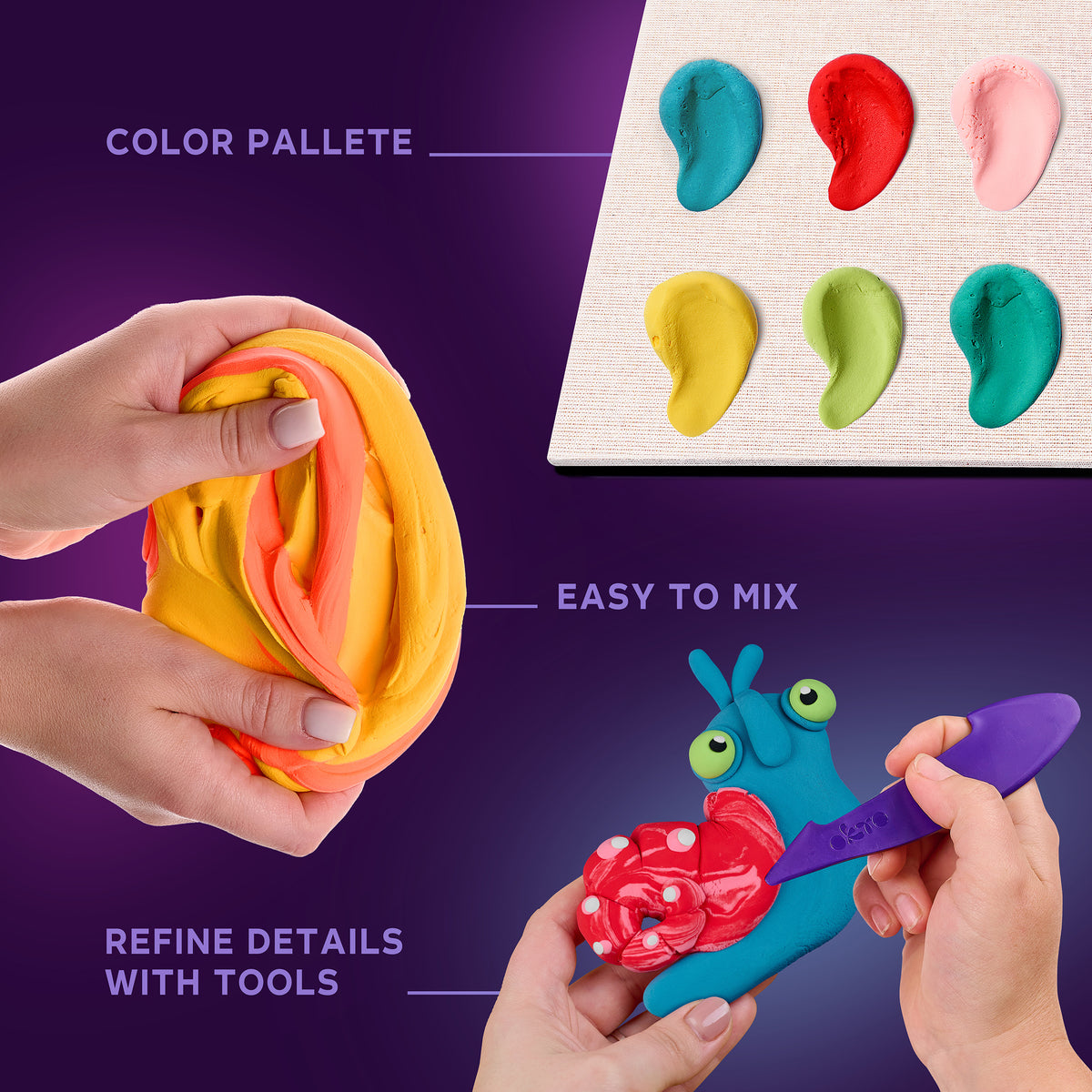 Okto Wood & Craft DIY Little Worlds Kids Kit Snail