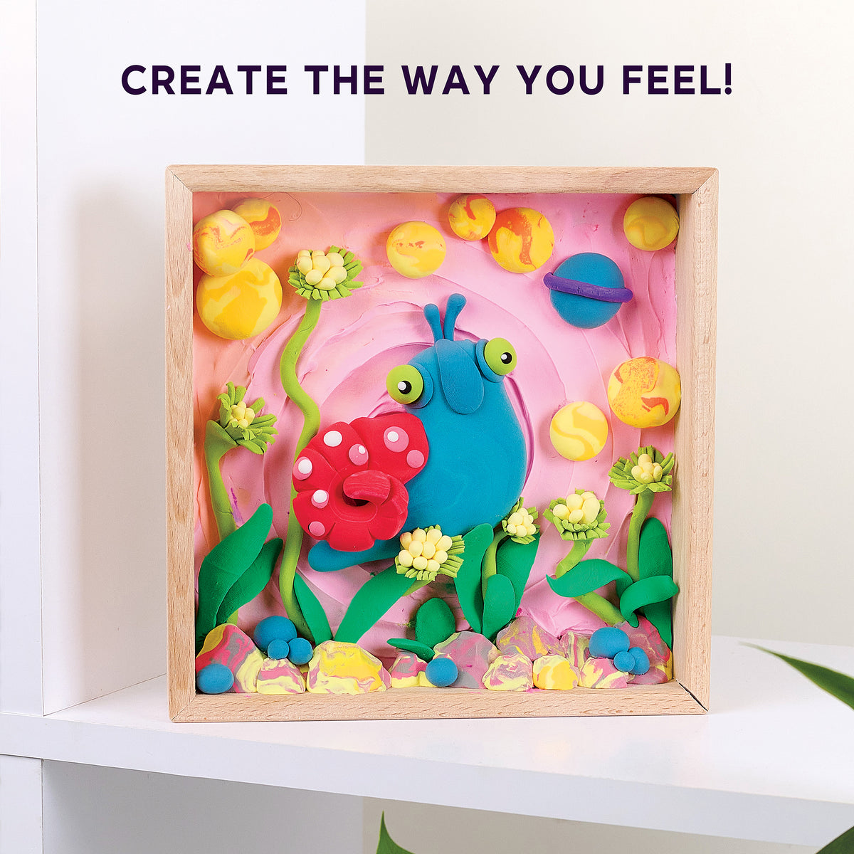 Okto Wood & Craft DIY Little Worlds Kids Kit Snail