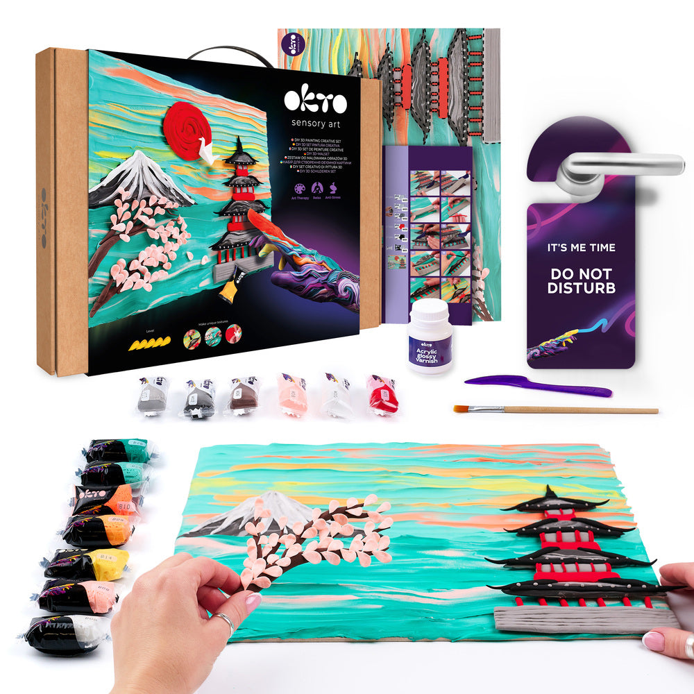 Okto DIY 3D Painting Creative Set Japan