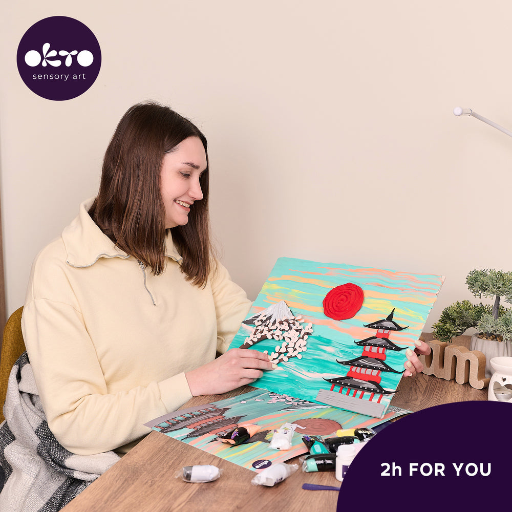 Okto DIY 3D Painting Creative Set Japan