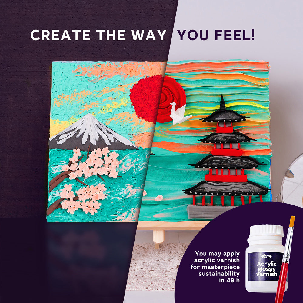 Okto DIY 3D Painting Creative Set Japan