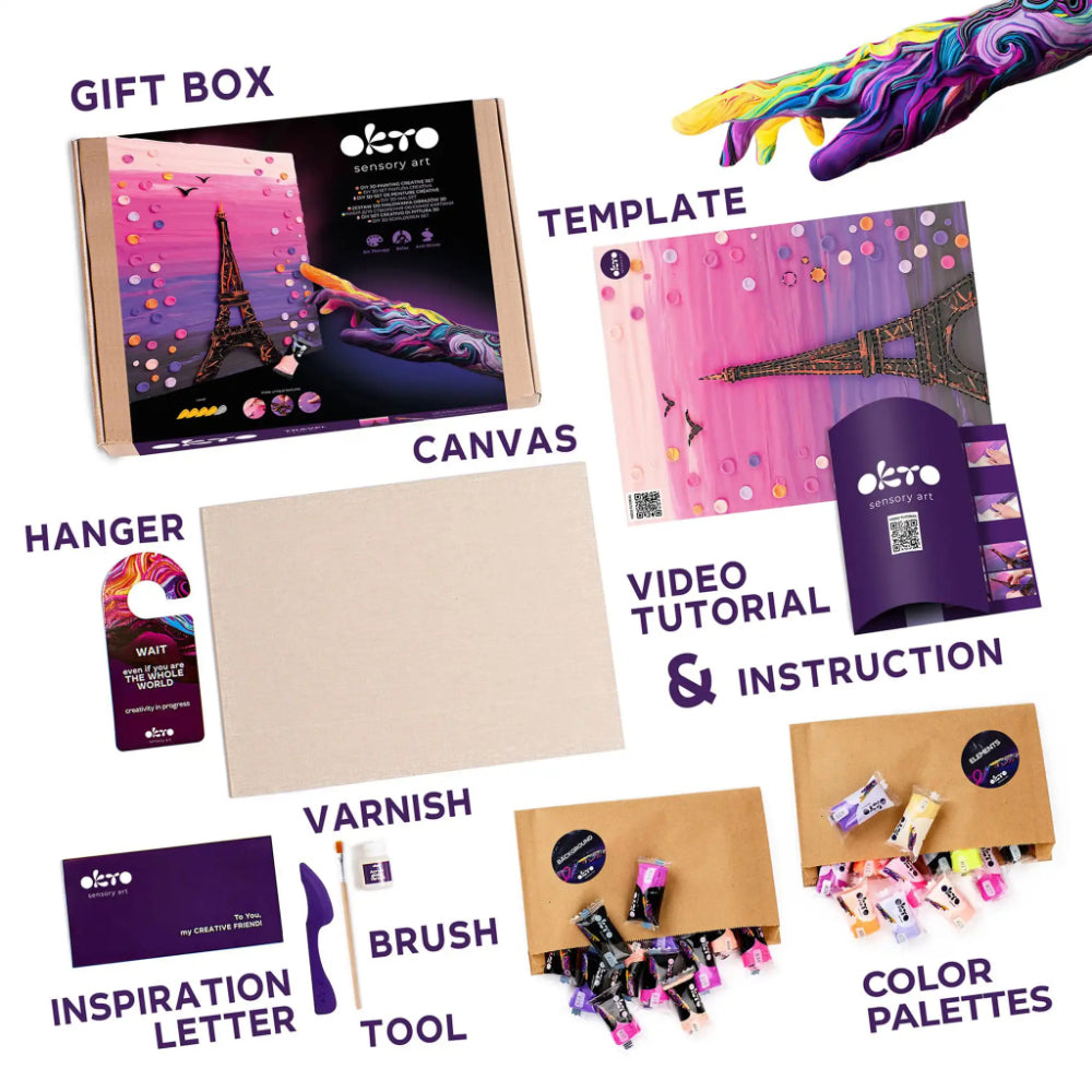 Okto DIY 3D Painting Creative Set Paris