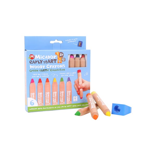 Micador Early Start Woody Crayons Set