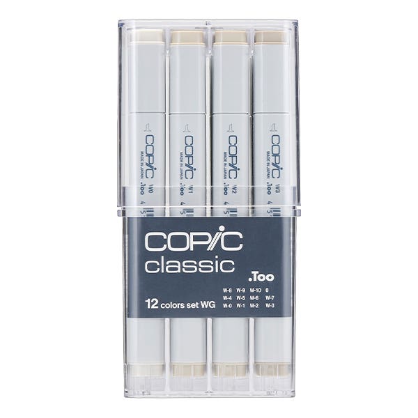 Copic Classic Marker Assorted Grey Sets