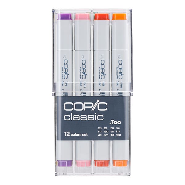 Copic Classic Marker Assorted Colour Sets