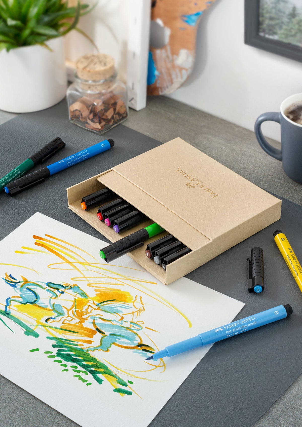 Faber-Castell Pitt Artist Brush Pen Studio Boxes