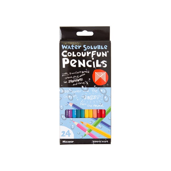 Micador Water Soluble Colourfun Pencils