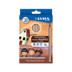 Lyra Giant Skin Tone Pencils Set 12