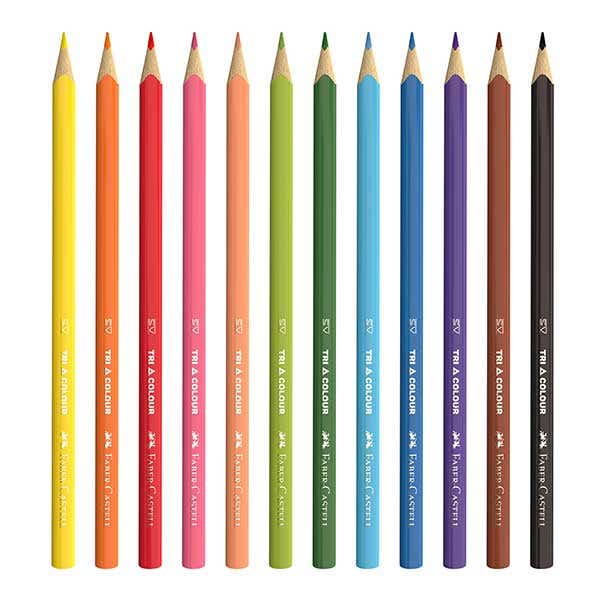 Faber-Castell Tri Colour Pencil Set