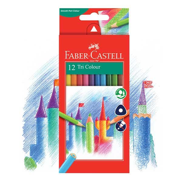 Faber-Castell Tri Colour Pencil Set