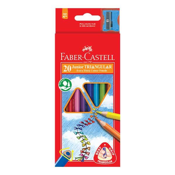 Faber-Castell Triangular Junior Pencil Set 20