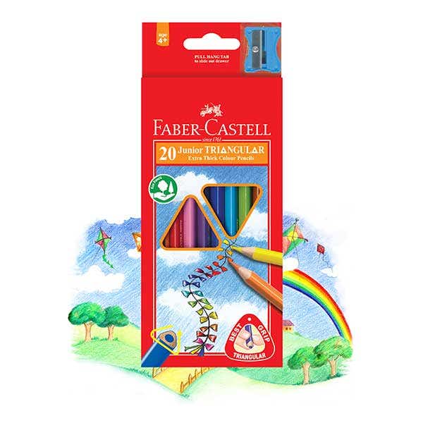 Faber-Castell Triangular Junior Pencil Set 20