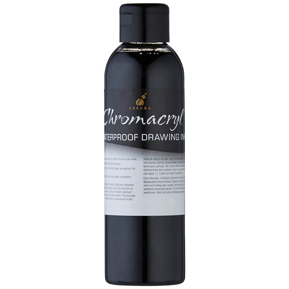 Chromacryl Black Drawing Inks