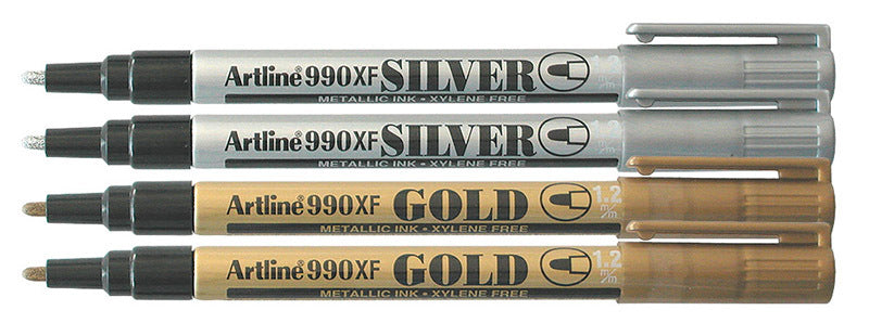 Artline 990 Metallic Permanent Markers
