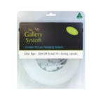 Gallery Hanging System Clear Tape Hanger