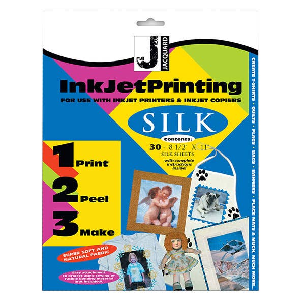 Jacquard Inkjet Silk A4 Sheet