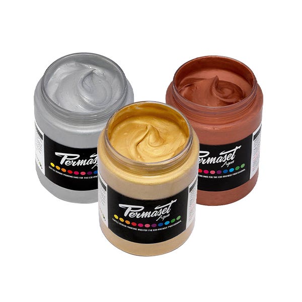 PERMASET AQUA Metallic Inks 300ml
